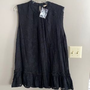 Black Sleeveless Tunic